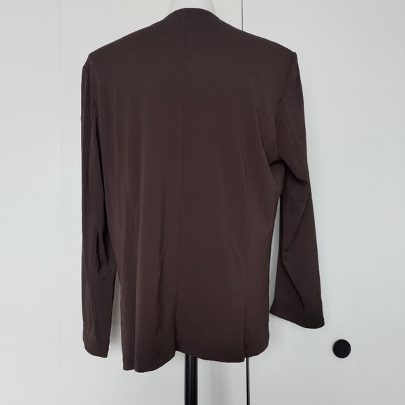 Talbots Brown Long Sleeve Cardigan sx 1X - Picture 4 of 4
